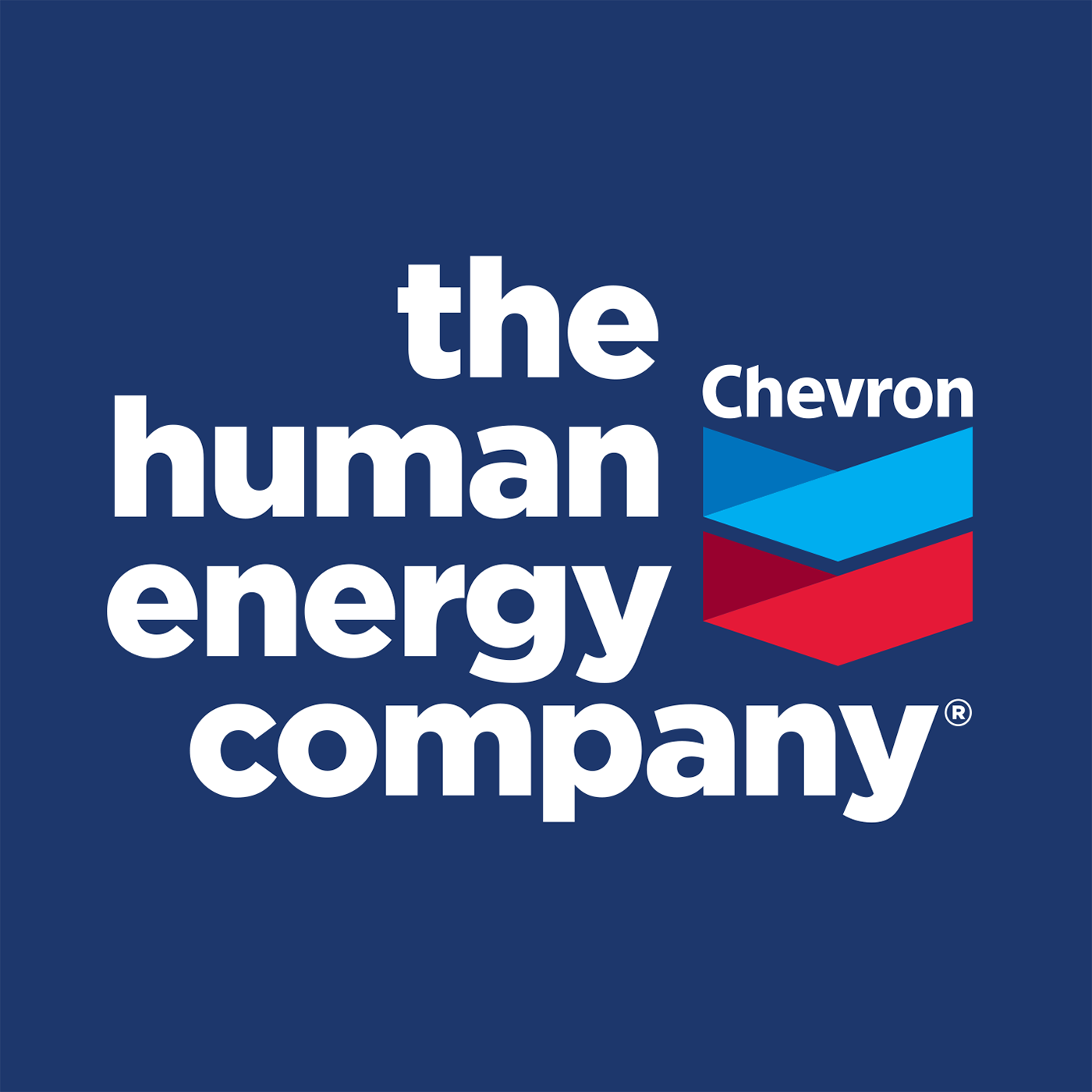 Chevron Logo: Chevron - the Human Energy Company