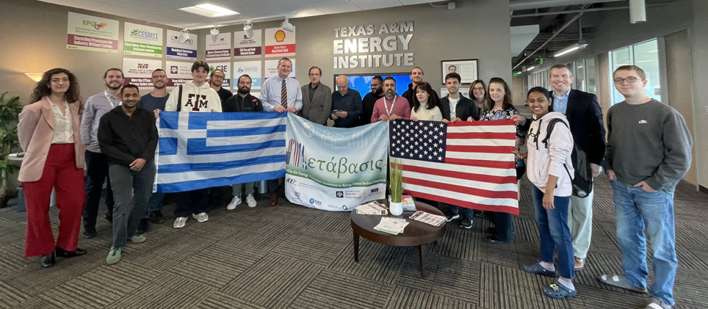 Agricultural University of Athens and Texas A&M METAVASIS Teams at the Texas A&M Energy Institute