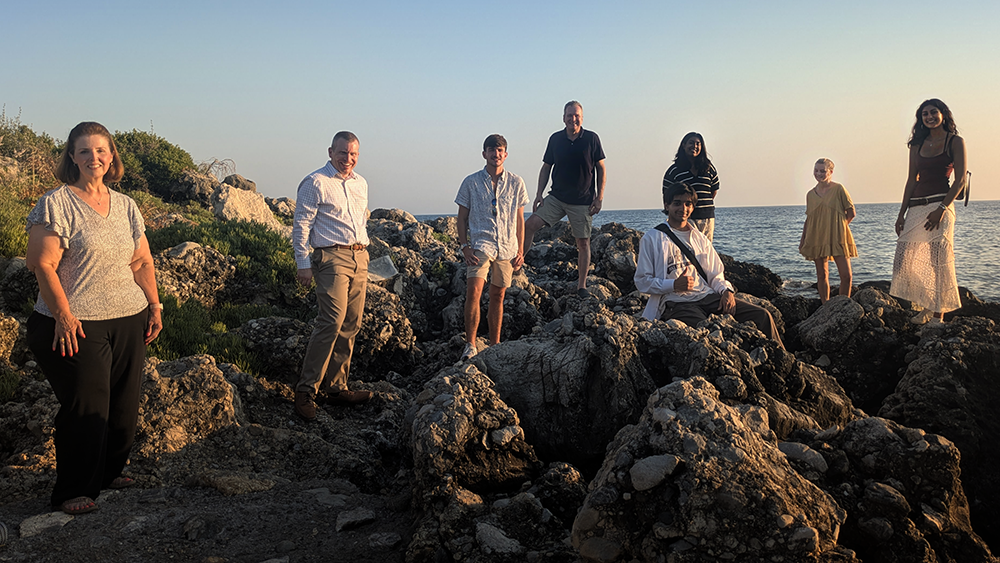 While in the Peloponnese Region, the Summer School students traveled to Kardamyli to enjoy the sea and local culture.
